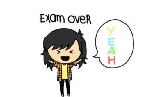 exam over